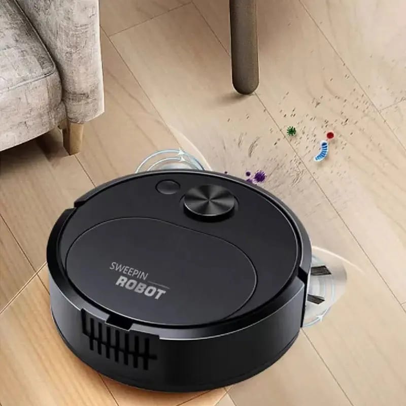 Cleaning Mop Auto Smart Robot Rechargeable Dry Wet Sweeping Vacuum Cleaner Suction Home Clean