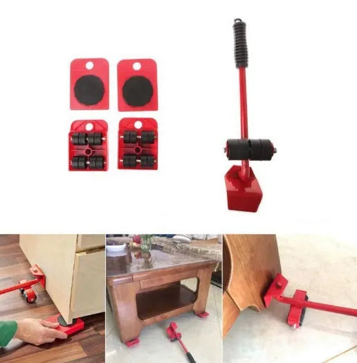 Furniture Lift Mover Tool Set - Furniture Movers with Heavy Duty Furniture Lifter Tool 360° Rotation for Easy Moving of Sofas, Refrigerators, Cabinets & More